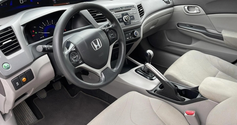 Honda Civic cena 32900 przebieg: 108975, rok produkcji 2012 z Górowo Iławeckie małe 379